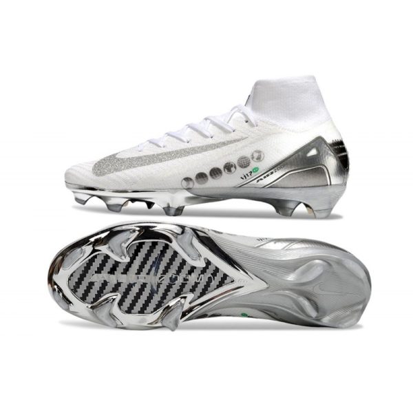 Nike Mercurial Superfly 10 Elite FG Vit Silver Fotbollsskor-1