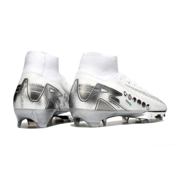 Nike Mercurial Superfly 10 Elite FG Vit Silver Fotbollsskor-2