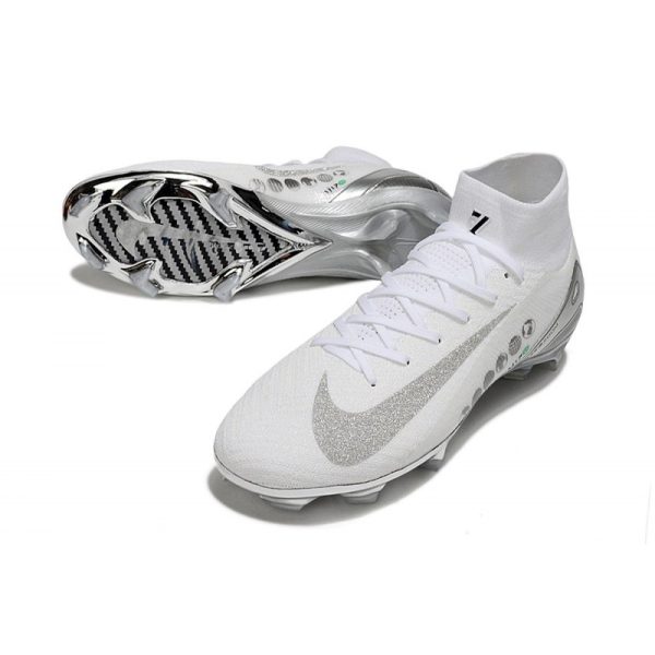 Nike Mercurial Superfly 10 Elite FG Vit Silver Fotbollsskor-3