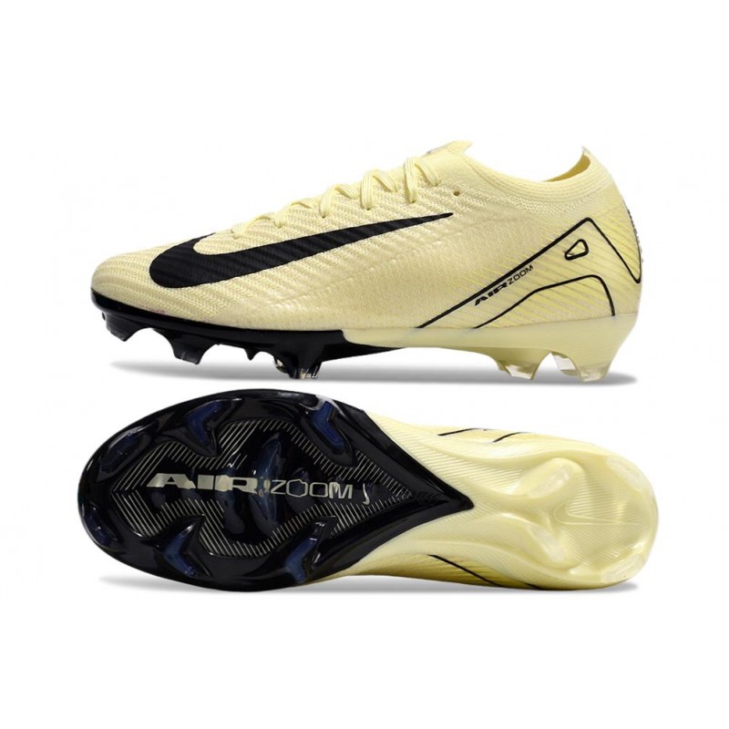 Fotbollsskor Nike Mercurial Vapor 16 Elite FG Beige Svart för Herr 5 Billiga Fotbollsskor Fotbollsskor Nike Mercurial Vapor 16 Elite FG Beige Svart 5