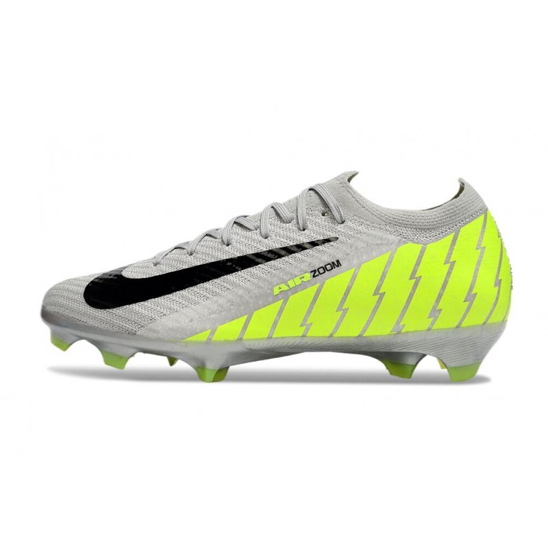Fotbollsskor Nike Mercurial Vapor 16 Elite FG Grå Grön för Herr 4 Billiga Fotbollsskor Fotbollsskor Nike Mercurial Vapor 16 Elite FG Grå Grön 4