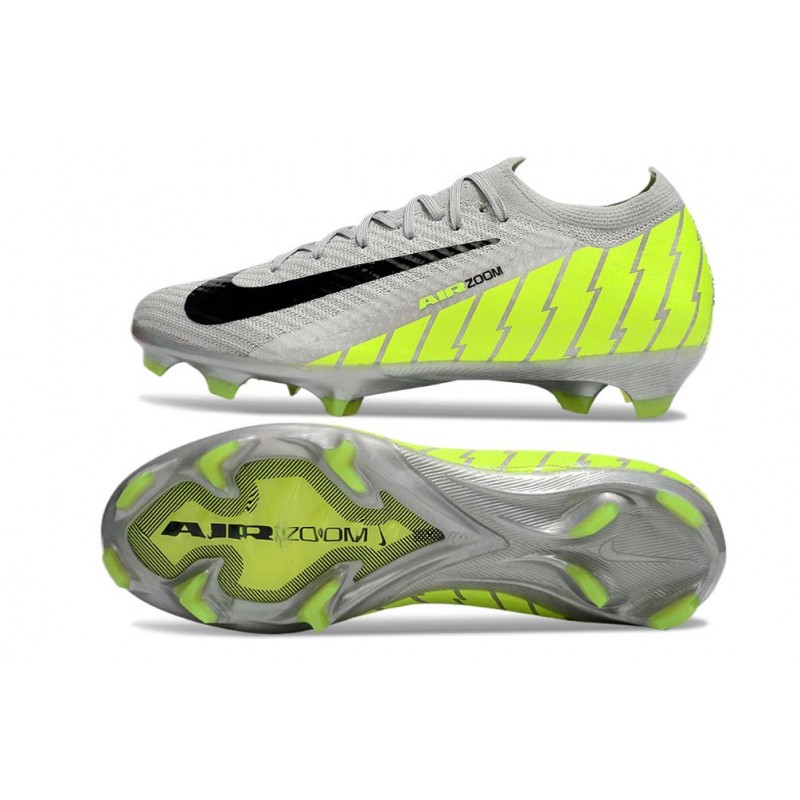 Fotbollsskor Nike Mercurial Vapor 16 Elite FG Grå Grön för Herr 5 Billiga Fotbollsskor Fotbollsskor Nike Mercurial Vapor 16 Elite FG Grå Grön 5