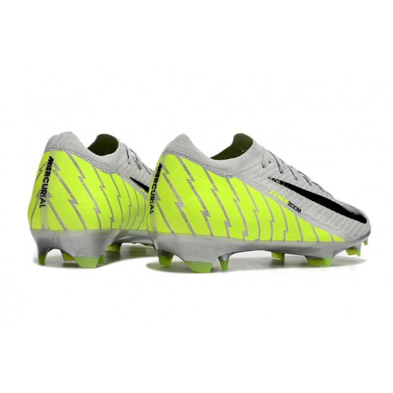 Fotbollsskor Nike Mercurial Vapor 16 Elite FG Grå Grön för Herr 6 Billiga Fotbollsskor Fotbollsskor Nike Mercurial Vapor 16 Elite FG Grå Grön 6