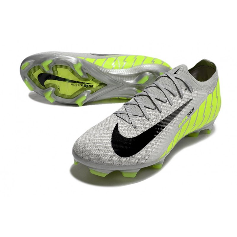 Fotbollsskor Nike Mercurial Vapor 16 Elite FG Grå Grön för Herr 7 Billiga Fotbollsskor Fotbollsskor Nike Mercurial Vapor 16 Elite FG Grå Grön 7