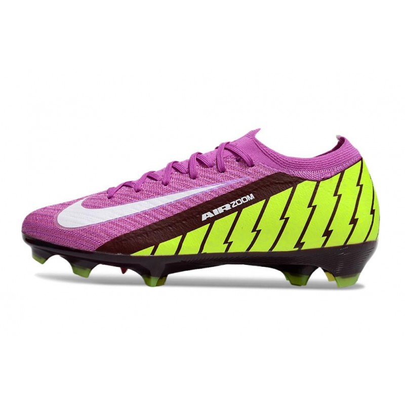 Fotbollsskor Nike Mercurial Vapor 16 Elite FG Lila Grön Vit för Herr 4 Billiga Fotbollsskor Fotbollsskor Nike Mercurial Vapor 16 Elite FG Lila Grön Vit 4