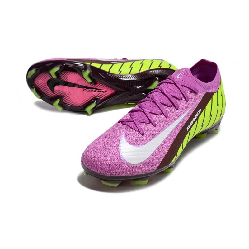 Fotbollsskor Nike Mercurial Vapor 16 Elite FG Lila Grön Vit för Herr 7 Billiga Fotbollsskor Fotbollsskor Nike Mercurial Vapor 16 Elite FG Lila Grön Vit 7