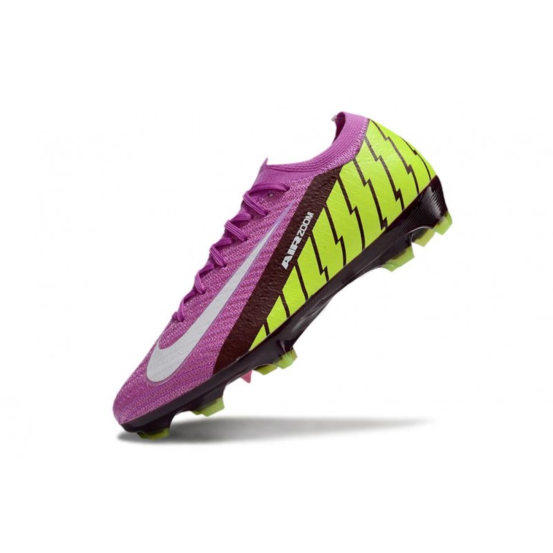 Fotbollsskor Nike Mercurial Vapor 16 Elite FG Lila Grön Vit för Herr 8 Billiga Fotbollsskor Fotbollsskor Nike Mercurial Vapor 16 Elite FG Lila Grön Vit 8