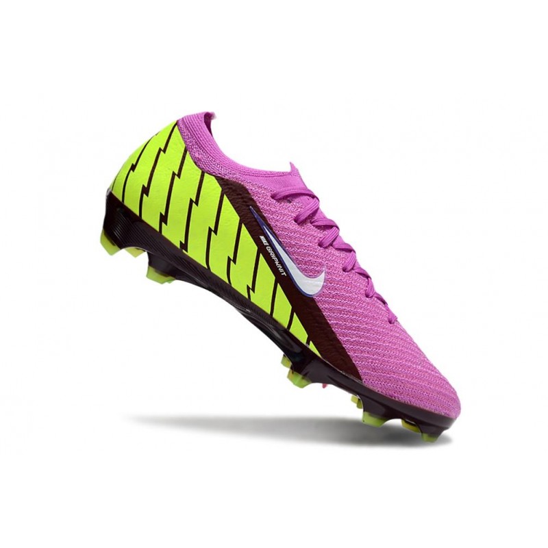 Fotbollsskor Nike Mercurial Vapor 16 Elite FG Lila Grön Vit för Herr 9 Billiga Fotbollsskor Fotbollsskor Nike Mercurial Vapor 16 Elite FG Lila Grön Vit 9