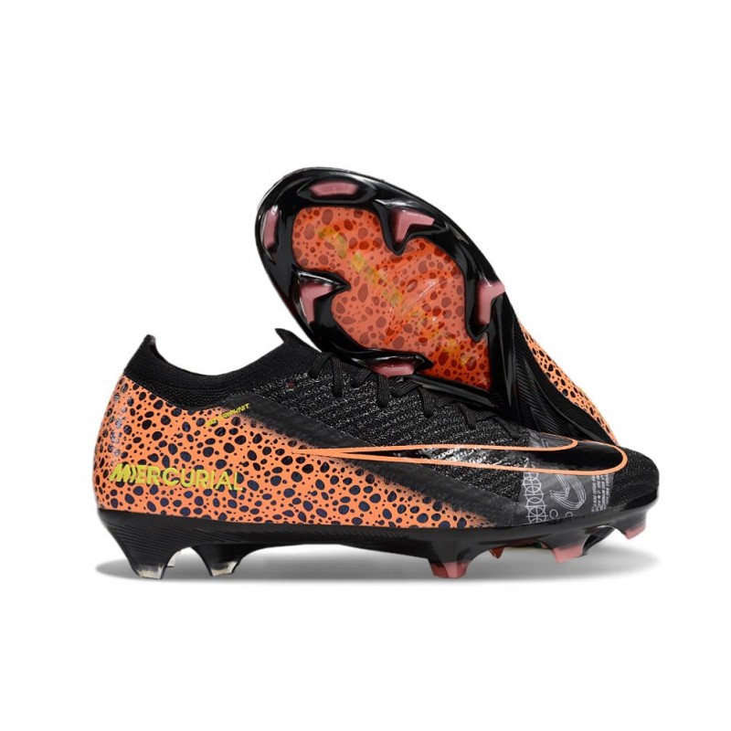 Fotbollsskor Nike Mercurial Vapor 16 Elite FG Svart Orange för Herr 3 Billiga Fotbollsskor Fotbollsskor Nike Mercurial Vapor 16 Elite FG Svart Orange 3