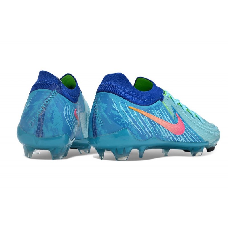 Fotbollsskor Nike Phantom GX Elite FG Blå Rosa för Herr 6 Billiga Fotbollsskor Fotbollsskor Nike Phantom GX Elite FG Blå Rosa 6