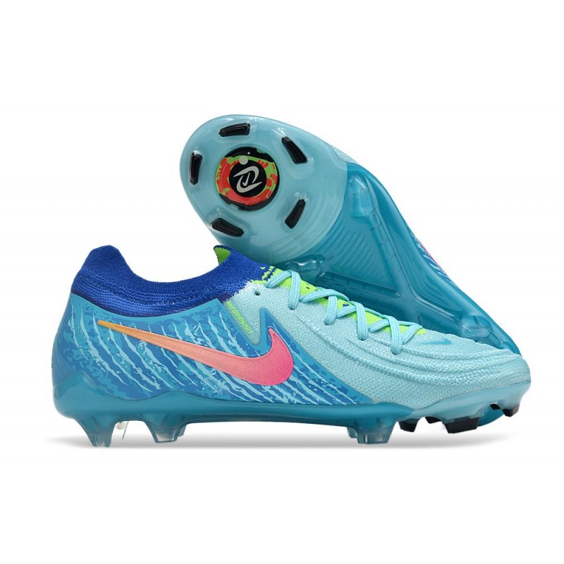 Fotbollsskor Nike Phantom GX Elite FG Blå Rosa för Herr 3 Billiga Fotbollsskor Fotbollsskor Nike Phantom GX Elite FG Blå Rosa 3