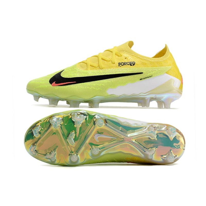 Fotbollsskor Nike Phantom GX Elite FG Gul Grön Svart för Herr 5 Billiga Fotbollsskor Fotbollsskor Nike Phantom GX Elite FG Gul Grön Svart 5