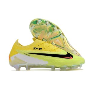 Fotbollsskor Nike Phantom GX Elite FG Gul Grön Svart för Herr Billiga Fotbollsskor Fotbollsskor Nike Phantom GX Elite FG Gul Grön Svart