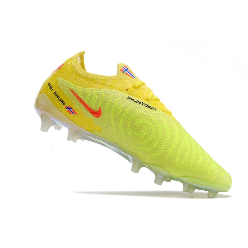 Fotbollsskor Nike Phantom GX Elite FG Gul Grön Svart för Herr 9 Billiga Fotbollsskor Fotbollsskor Nike Phantom GX Elite FG Gul Grön Svart 9