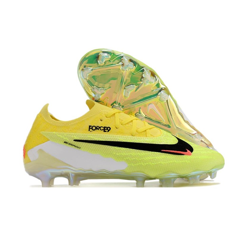 Fotbollsskor Nike Phantom GX Elite FG Gul Grön Svart för Herr 3 Billiga Fotbollsskor Fotbollsskor Nike Phantom GX Elite FG Gul Grön Svart 3