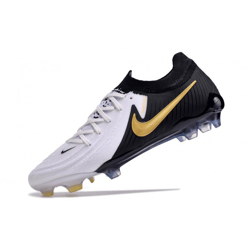 Fotbollsskor Nike Phantom GX Elite FG Mad Ready Vit Svart Guld för Herr 8 Billiga Fotbollsskor Fotbollsskor Nike Phantom GX Elite FG Mad Ready Vit Svart Guld 8