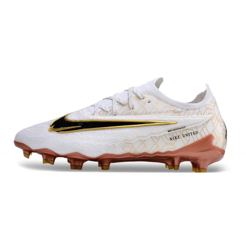 Fotbollsskor Nike Phantom GX Elite FG Vit Guld för Herr 4 Billiga Fotbollsskor Fotbollsskor Nike Phantom GX Elite FG Vit Guld 4