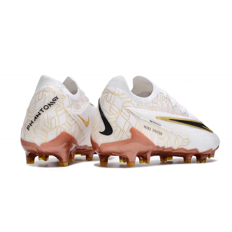 Fotbollsskor Nike Phantom GX Elite FG Vit Guld för Herr 6 Billiga Fotbollsskor Fotbollsskor Nike Phantom GX Elite FG Vit Guld 6