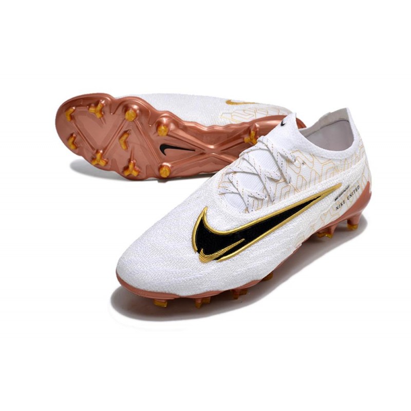 Fotbollsskor Nike Phantom GX Elite FG Vit Guld för Herr 7 Billiga Fotbollsskor Fotbollsskor Nike Phantom GX Elite FG Vit Guld 7