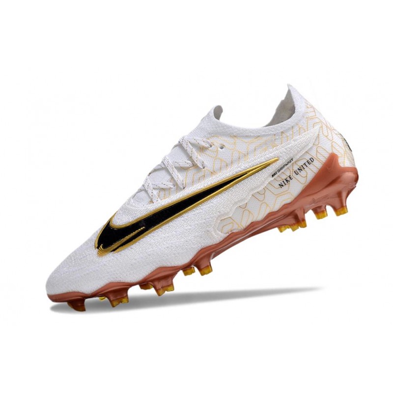 Fotbollsskor Nike Phantom GX Elite FG Vit Guld för Herr 8 Billiga Fotbollsskor Fotbollsskor Nike Phantom GX Elite FG Vit Guld 8