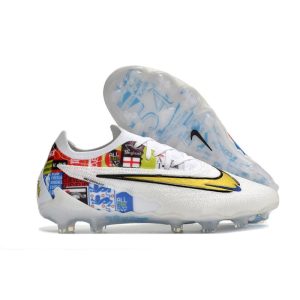 Fotbollsskor Nike Phantom GX Elite FG Vit Guld för Herr Billiga Fotbollsskor Fotbollsskor Nike Phantom GX Elite FG Vit Guld