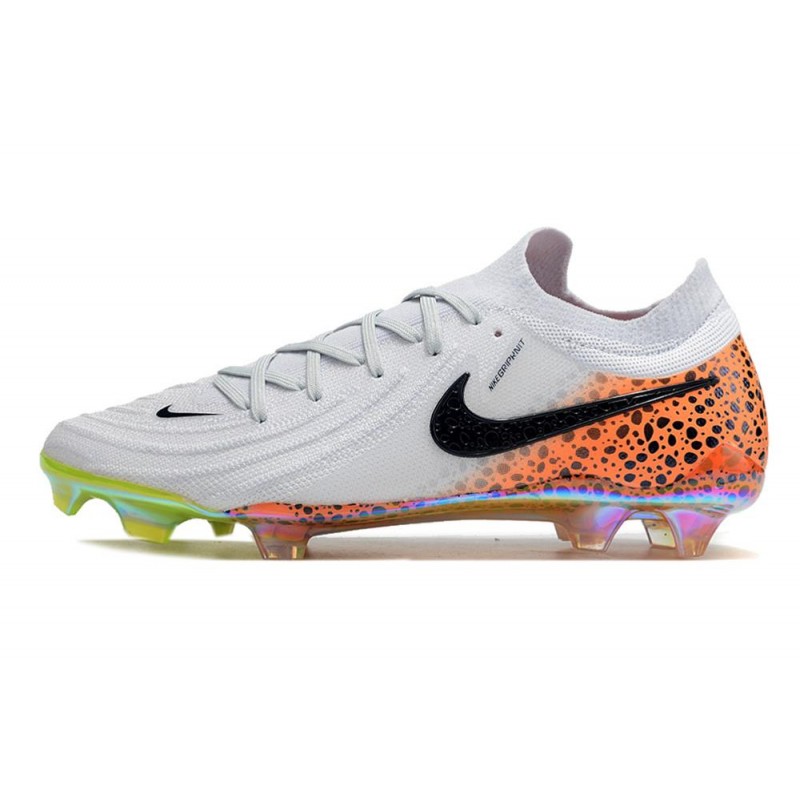 Fotbollsskor Nike Phantom GX Elite FG Vit Svart Orange för Herr 4 Billiga Fotbollsskor Fotbollsskor Nike Phantom GX Elite FG Vit Svart Orange 4