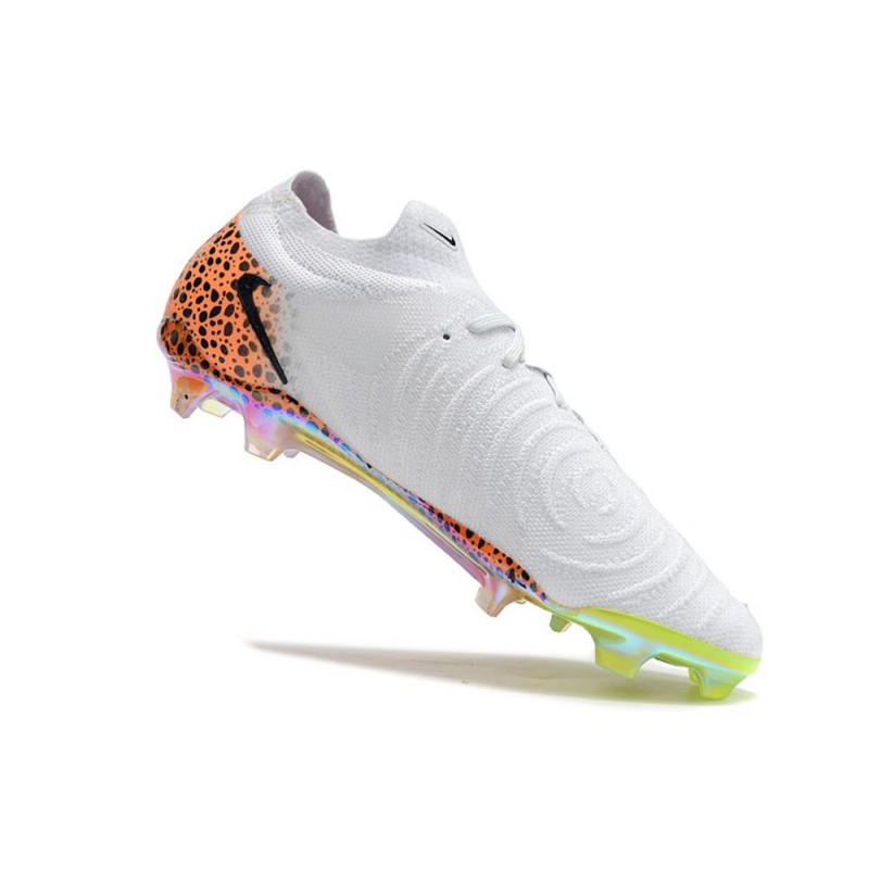 Fotbollsskor Nike Phantom GX Elite FG Vit Svart Orange för Herr 8 Billiga Fotbollsskor Fotbollsskor Nike Phantom GX Elite FG Vit Svart Orange 8