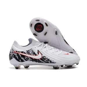 Fotbollsskor Nike Phantom GX Elite FG Vit Svart Röd för Herr Billiga Fotbollsskor Fotbollsskor Nike Phantom GX Elite FG Vit Svart Röd