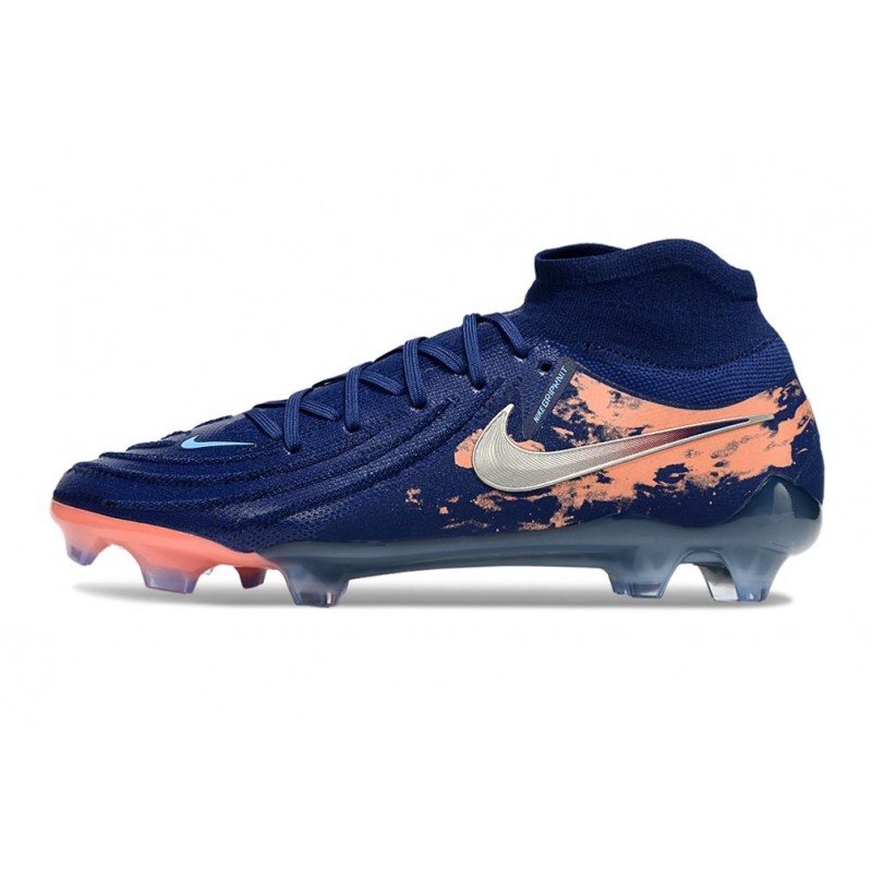Fotbollsskor Nike Phantom Luna 2 Elite FG Erling Haaland Navy Chrome Limited Edition för Herr 4 Billiga Fotbollsskor Fotbollsskor Nike Phantom Luna 2 Elite FG Erling Haaland Navy Chrome Limited Edition 4