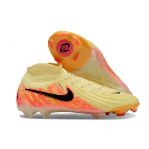 Fotbollsskor Nike Phantom Luna 2 Elite FG Gul Orange Svart för Herr Billiga Fotbollsskor Fotbollsskor Nike Phantom Luna 2 Elite FG Gul Orange Svart