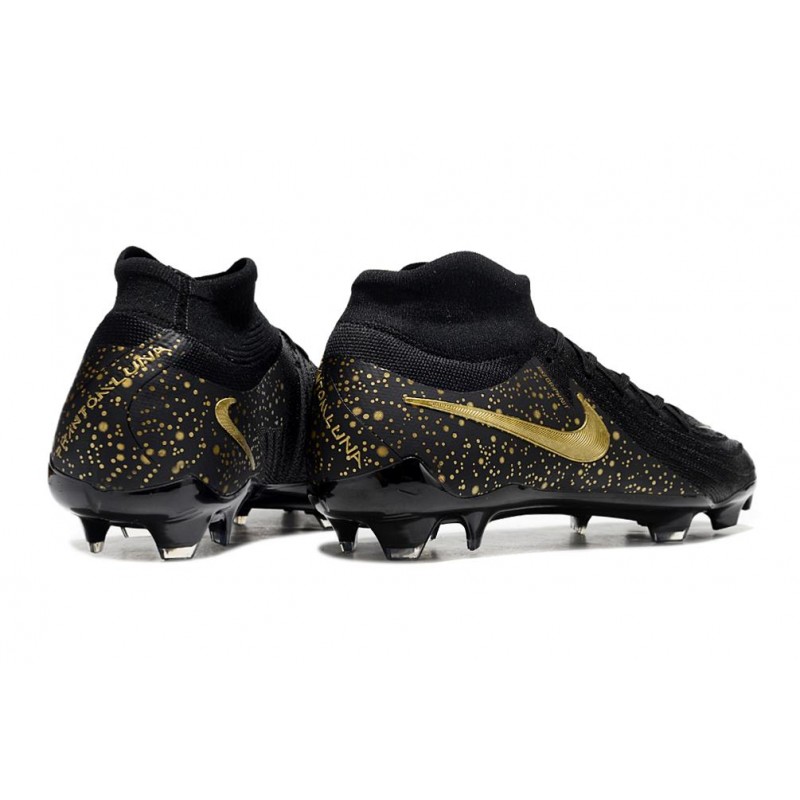 Fotbollsskor Nike Phantom Luna 2 Elite FG Svart Guld för Herr 6 Billiga Fotbollsskor Fotbollsskor Nike Phantom Luna 2 Elite FG Svart Guld 6