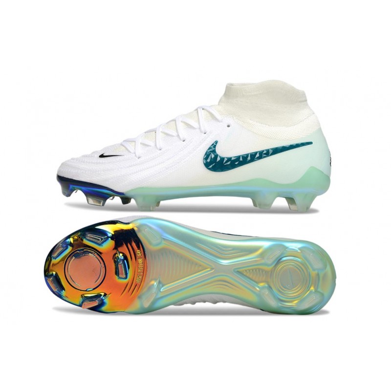 Fotbollsskor Nike Phantom Luna 2 Elite FG Vit Grön för Herr 5 Billiga Fotbollsskor Fotbollsskor Nike Phantom Luna 2 Elite FG Vit Grön 5