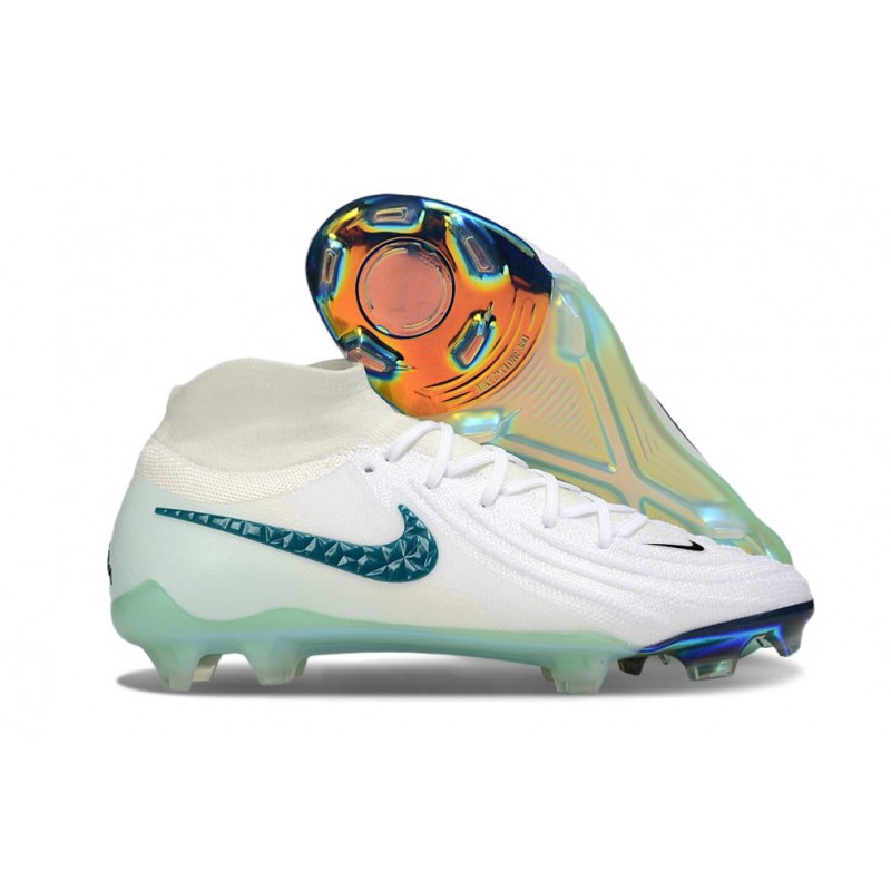 Fotbollsskor Nike Phantom Luna 2 Elite FG Vit Grön för Herr 3 Billiga Fotbollsskor Fotbollsskor Nike Phantom Luna 2 Elite FG Vit Grön 3