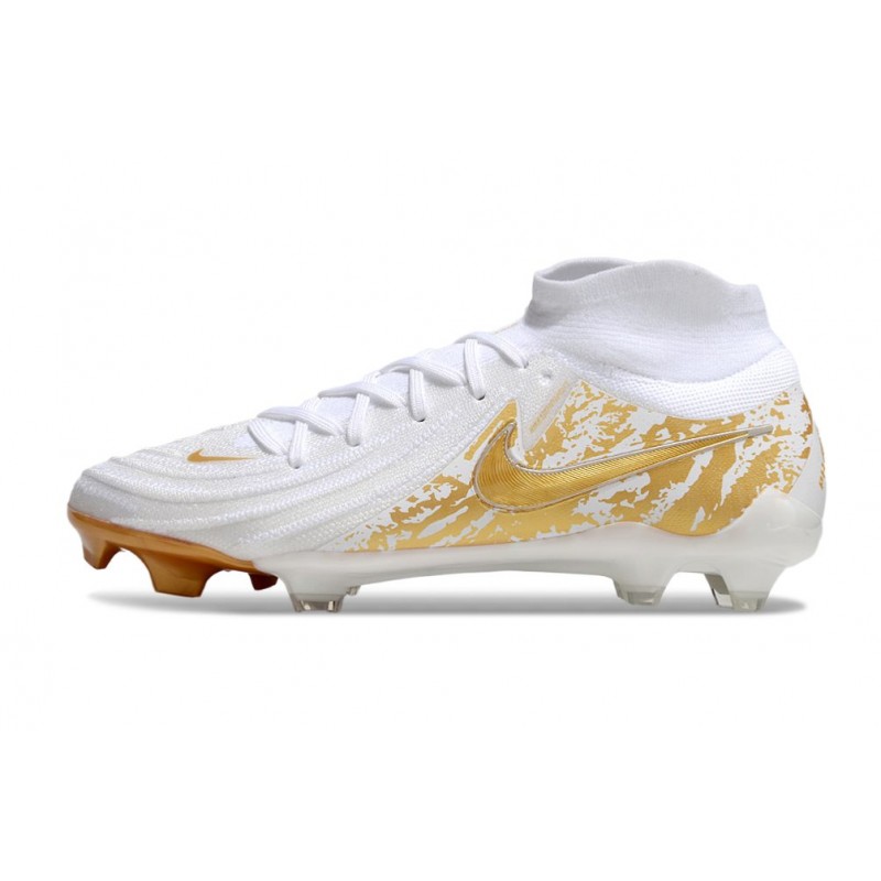 Fotbollsskor Nike Phantom Luna 2 Elite FG Vit Guld för Herr 4 Billiga Fotbollsskor Fotbollsskor Nike Phantom Luna 2 Elite FG Vit Guld 4