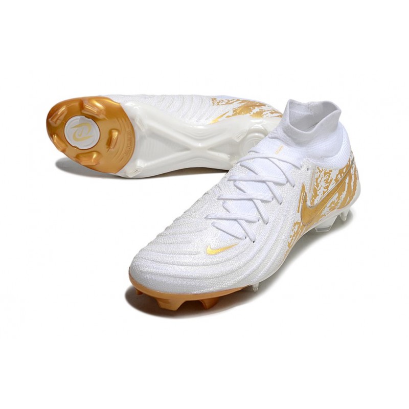 Fotbollsskor Nike Phantom Luna 2 Elite FG Vit Guld för Herr 7 Billiga Fotbollsskor Fotbollsskor Nike Phantom Luna 2 Elite FG Vit Guld 7