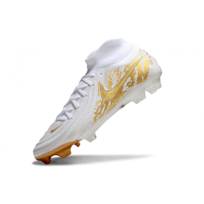 Fotbollsskor Nike Phantom Luna 2 Elite FG Vit Guld för Herr 8 Billiga Fotbollsskor Fotbollsskor Nike Phantom Luna 2 Elite FG Vit Guld 8