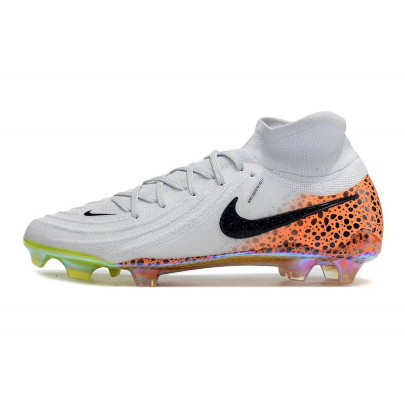 Fotbollsskor Nike Phantom Luna 2 Elite FG Vit Svart Orange för Herr 4 Billiga Fotbollsskor Fotbollsskor Nike Phantom Luna 2 Elite FG Vit Svart Orange 4