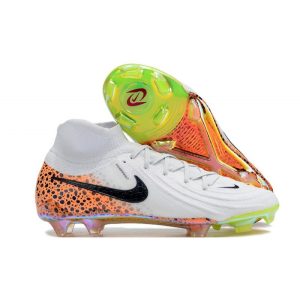 Fotbollsskor Nike Phantom Luna 2 Elite FG Vit Svart Orange för Herr Billiga Fotbollsskor Fotbollsskor Nike Phantom Luna 2 Elite FG Vit Svart Orange