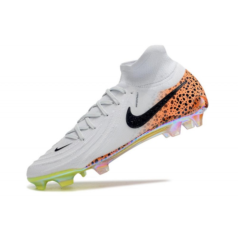 Fotbollsskor Nike Phantom Luna 2 Elite FG Vit Svart Orange för Herr 8 Billiga Fotbollsskor Fotbollsskor Nike Phantom Luna 2 Elite FG Vit Svart Orange 8