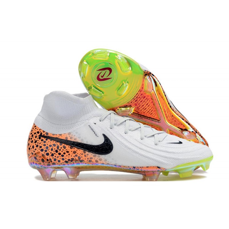 Fotbollsskor Nike Phantom Luna 2 Elite FG Vit Svart Orange för Herr 3 Billiga Fotbollsskor Fotbollsskor Nike Phantom Luna 2 Elite FG Vit Svart Orange 3