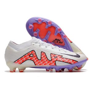 Fotbollsskor Nike ZOOM VAPOR 15 ELITE AG-PRO Vit Svart Röd för Herr Billiga Fotbollsskor Fotbollsskor Nike ZOOM VAPOR 15 ELITE AG-PRO Vit Svart Röd