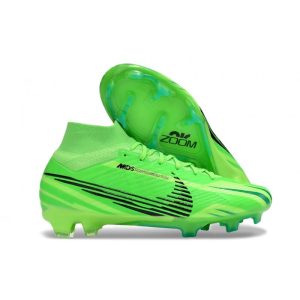 Fotbollsskor Nike Zoom Mercurial Superfly IX Elite FG Dream Speed 8 – Grön Svart Grön för Herr Billiga Fotbollsskor Fotbollsskor Nike Zoom Mercurial Superfly IX Elite FG Dream Speed 8 – Grön Svart Grön