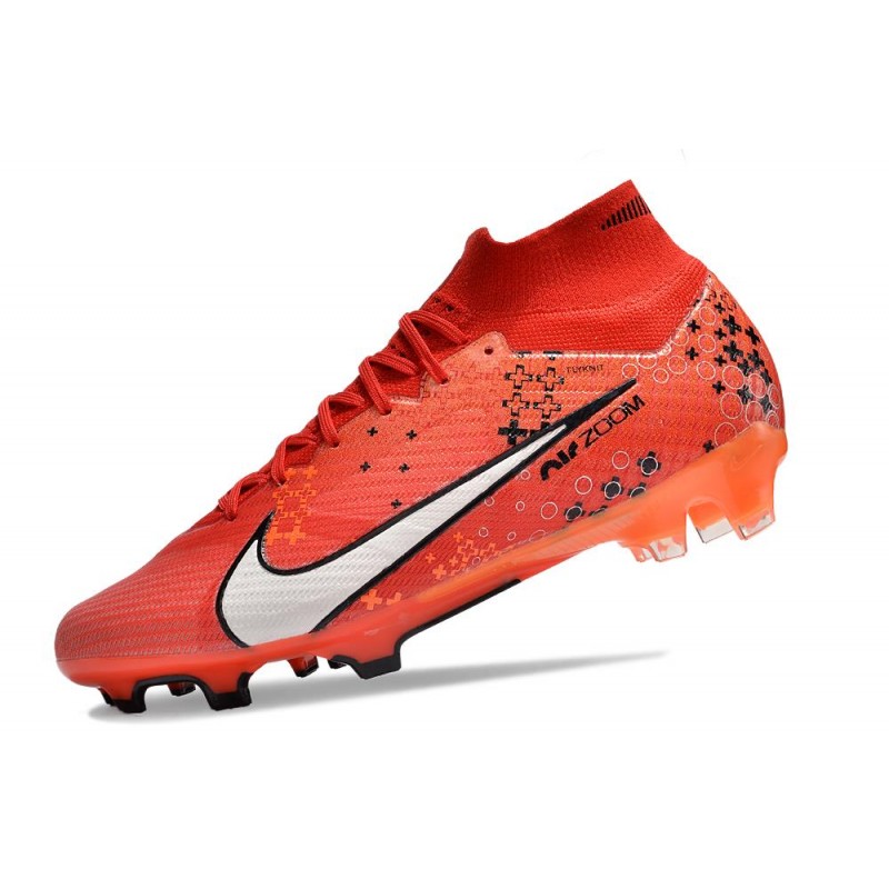 Fotbollsskor Nike Zoom Mercurial Superfly IX Elite FG MDS Röd Vit för Herr 8 Billiga Fotbollsskor Fotbollsskor Nike Zoom Mercurial Superfly IX Elite FG MDS Röd Vit 8