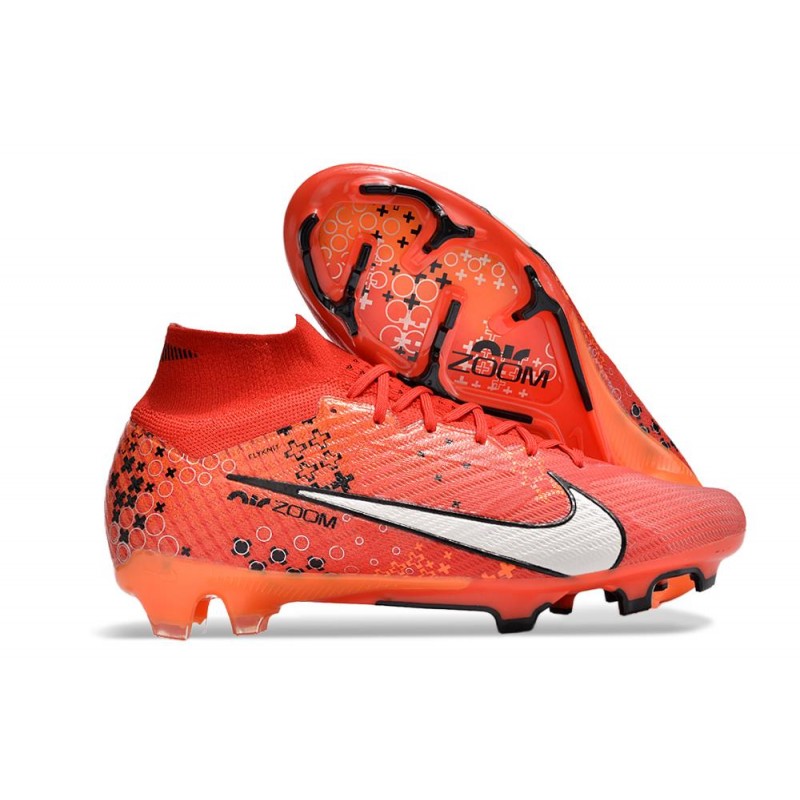 Fotbollsskor Nike Zoom Mercurial Superfly IX Elite FG MDS Röd Vit för Herr 3 Billiga Fotbollsskor Fotbollsskor Nike Zoom Mercurial Superfly IX Elite FG MDS Röd Vit 3