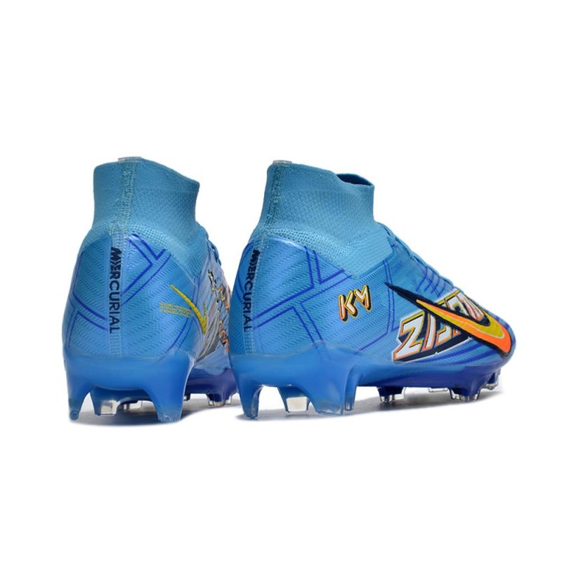 Fotbollsskor Nike Zoom Mercurial Superfly IX Elite FG Mbappé Personal Edition – Blå Vit för Herr 6 Billiga Fotbollsskor Fotbollsskor Nike Zoom Mercurial Superfly IX Elite FG Mbappé Personal Edition – Blå Vit 6