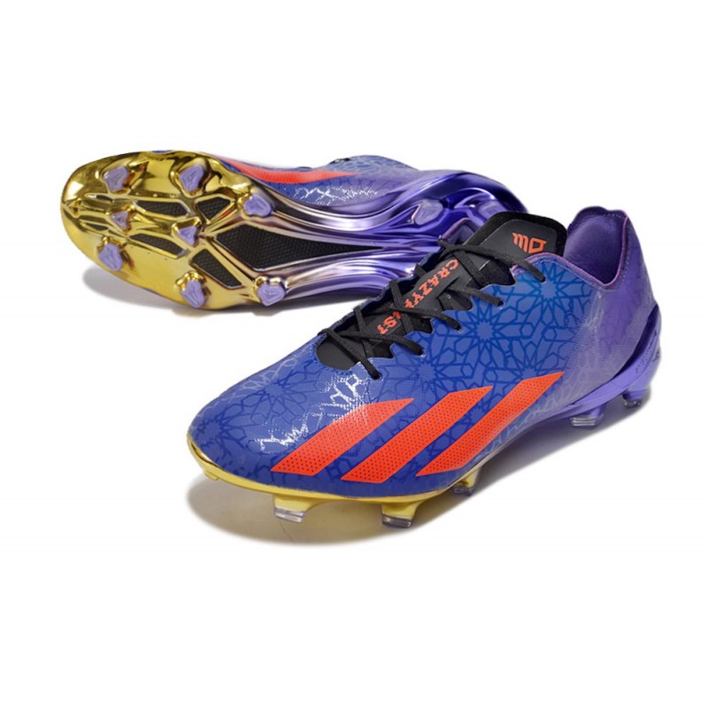 Fotbollsskor adidas X Crazyfast + FG Salah Egyptian Nights – Lila Röd Blå LIMITED EDITION för Herr 7 Billiga Fotbollsskor Fotbollsskor adidas X Crazyfast + FG Salah Egyptian Nights – Lila Röd Blå LIMITED EDITION 7