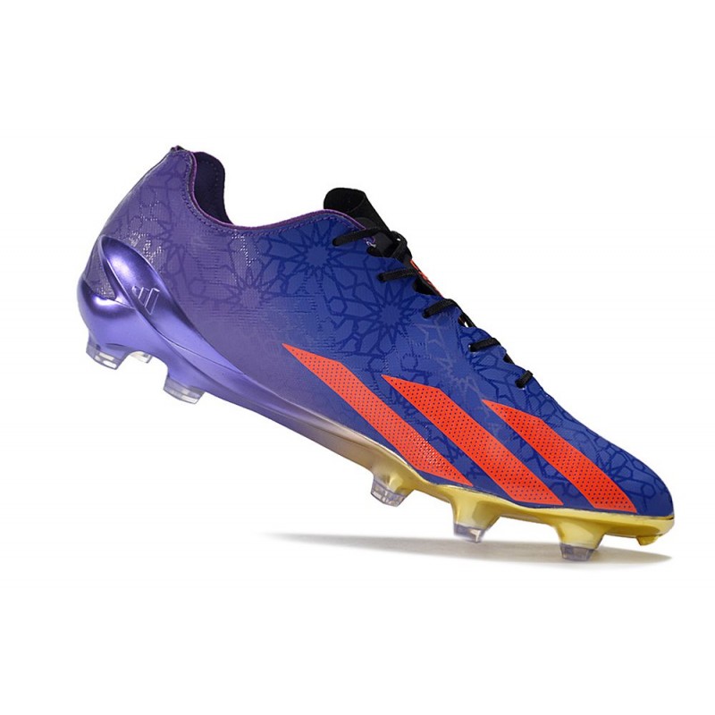 Fotbollsskor adidas X Crazyfast + FG Salah Egyptian Nights – Lila Röd Blå LIMITED EDITION för Herr 9 Billiga Fotbollsskor Fotbollsskor adidas X Crazyfast + FG Salah Egyptian Nights – Lila Röd Blå LIMITED EDITION 9