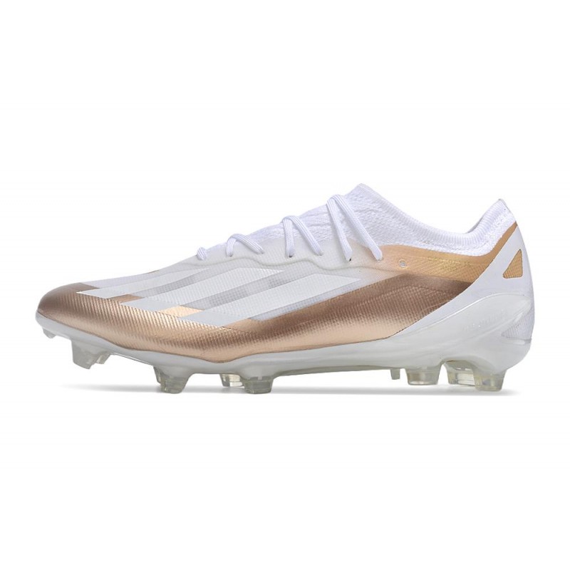 Fotbollsskor adidas X Crazyfast. Messi.1 FG Blanc Cuivre Métallique för Herr 4 Billiga Fotbollsskor Fotbollsskor adidas X Crazyfast. Messi.1 FG Blanc Cuivre Métallique 4