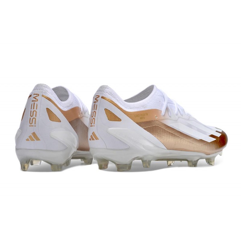 Fotbollsskor adidas X Crazyfast. Messi.1 FG Blanc Cuivre Métallique för Herr 6 Billiga Fotbollsskor Fotbollsskor adidas X Crazyfast. Messi.1 FG Blanc Cuivre Métallique 6