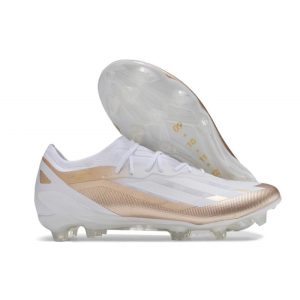 Fotbollsskor adidas X Crazyfast. Messi.1 FG Blanc Cuivre Métallique för Herr Billiga Fotbollsskor Fotbollsskor adidas X Crazyfast. Messi.1 FG Blanc Cuivre Métallique